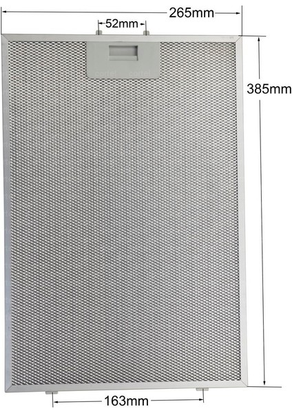 Bosch DWW06W450B, DWW06W460B, DWB09W452 Uyumlu Davlumbaz Filtresi