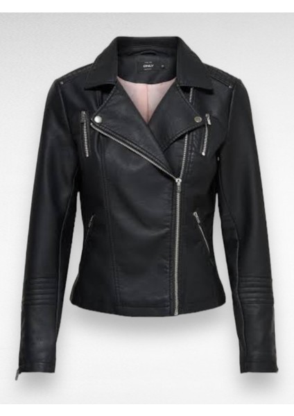 15153079 Onlgemma Faux Leather Bıker Otw Noos