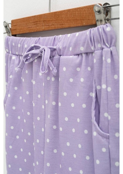 4'lü Winx Baskılı Tshirt Şort Pantolon Lila Takım fırsatları