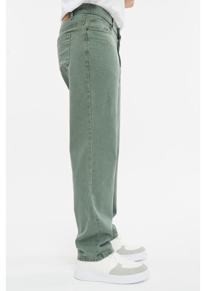Erkek Yüksek Bel Bol Kesim Baggy Loose Fit Jean PANTOLON-C352 modelleri