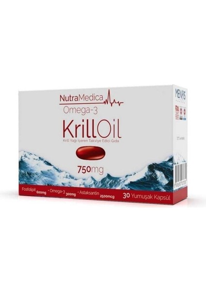 Omega 3 Krill Oil 750 Mg 30 Kapsül