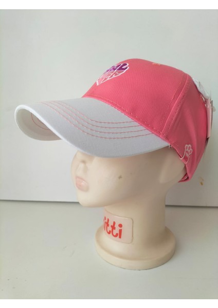 Kitti 4-8 Yaş Kız Bebek&çocuk Yazlık Şapka