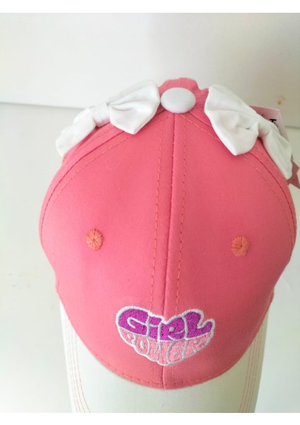 Kitti 4-8 Yaş Kız Bebek&çocuk Yazlık Şapka