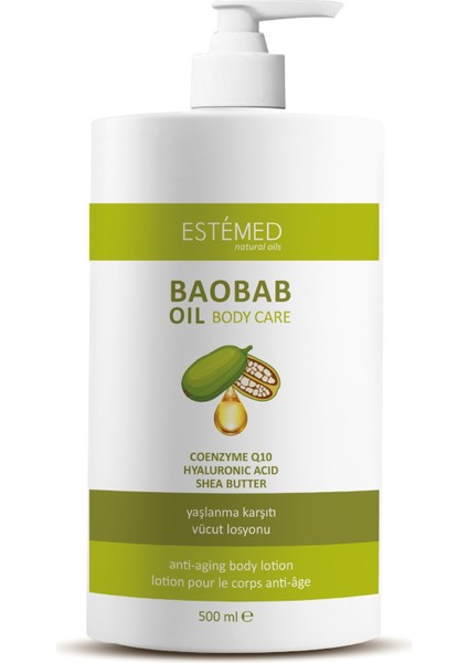 Yaşlanma Karşıtı Vücut Losyonu & Baobab Anti-Aging Moisturizing Body Lotion 500 ml