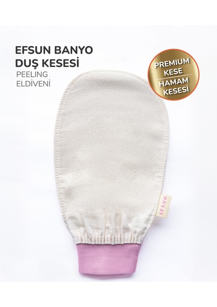 Banyo Duş Kesesi Peeling Eldiveni %100 Floş Ipek Kadınlar Için, Premium Kese, Hamam Kesesi,pembe