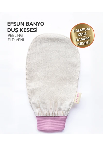 Banyo Duş Kesesi Peeling Eldiveni %100 Floş Ipek Kadınlar Için, Premium Kese, Hamam Kesesi,pembe