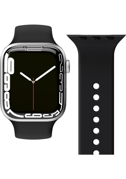 Silikon Loop 38 mm / 40 mm / 41 mm Siyah