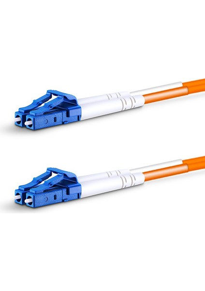 Evlere Kadar Fiber Fiber Optik Patch Cord Lc/pc-Lc/pc, Mm, Dx 50/125,(OM2),LS0H | (2 Metre)