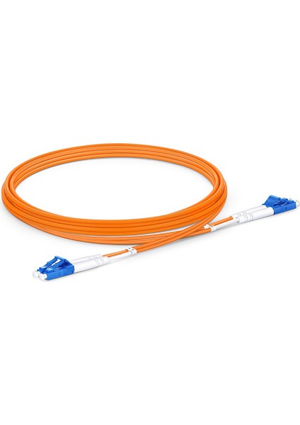 Evlere Kadar Fiber Fiber Optik Patch Cord Lc/pc-Lc/pc, Mm, Dx 50/125,(OM2),LS0H | (2 Metre)