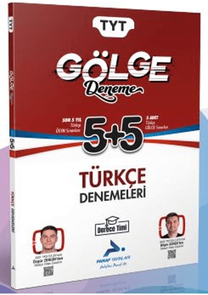 TYT Türkçe 5+5 Gölge Denemeleri