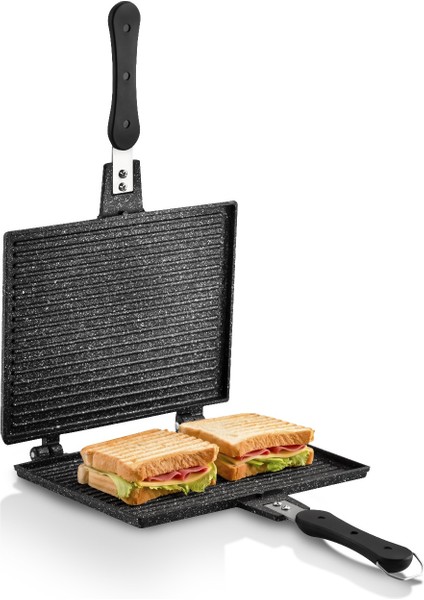 Maxi Boy Lüx Granit Döküm Tost Makinası (20X26)CM