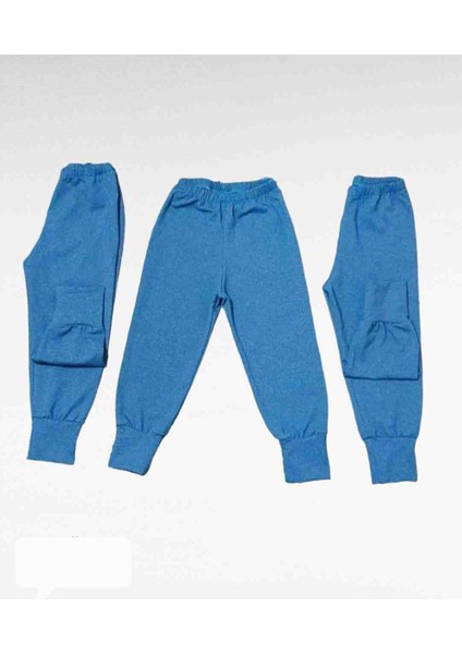 Tekli Kız Erkek Bebek Çocuk Mevsimlik Penye Alt Eşofman Pijama Altı Pantolon