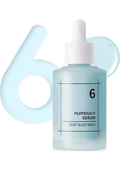 No.6 Deep Sleep Mask Serum 50 ml - Hyaluronik Asit Içerikli Yoğun Nemlendirici Serum