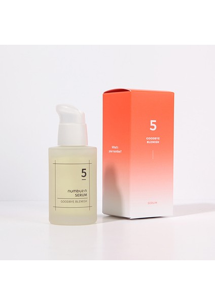 No.5 Goodbye Blemish Serum 50ML - Leke Karşıtı, Aydınlatıcı, C Vitaminli Serum