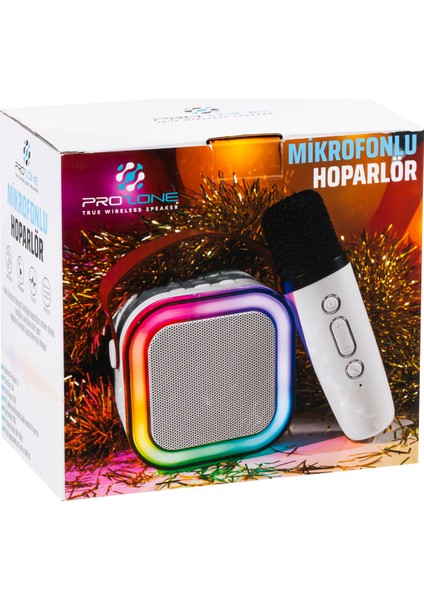 Karaoke Mikrofonlu Hoparlör