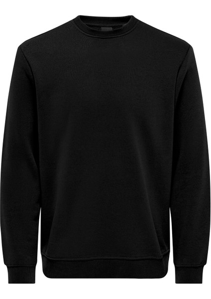 Erkek Bisiklet Yaka Sweatshirt - 22029226