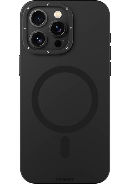 iPhone 15 Pro Uyumlu Kılıf Velvet Magnet Serisi Kapak Siyah fiyatları