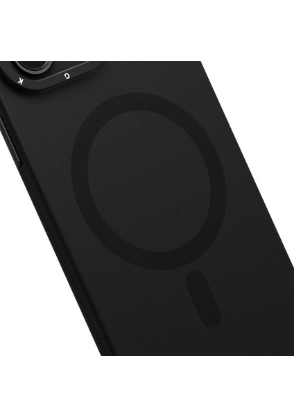 iPhone 15 Pro Uyumlu Kılıf Velvet Magnet Serisi Kapak Siyah fırsatları