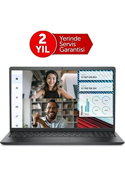 15.6" Vostro 3520 N1605PVNB3520U Core I5 1235U-16GB RAM-256GB Nvme-Fdos