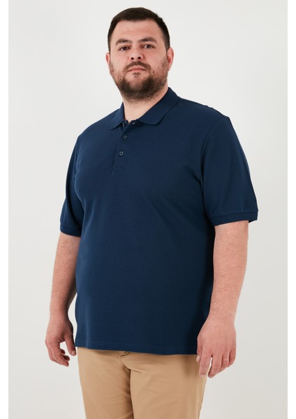 Pamuklu Regular Fit Büyük Beden Polo Yaka T Shirt Erkek Polo Yaka T Shirt 5902127B fırsatları