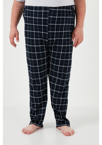Pamuklu Regular Fit Büyük Beden Pijama Takımı Erkek Pijama Takımı 6572002B