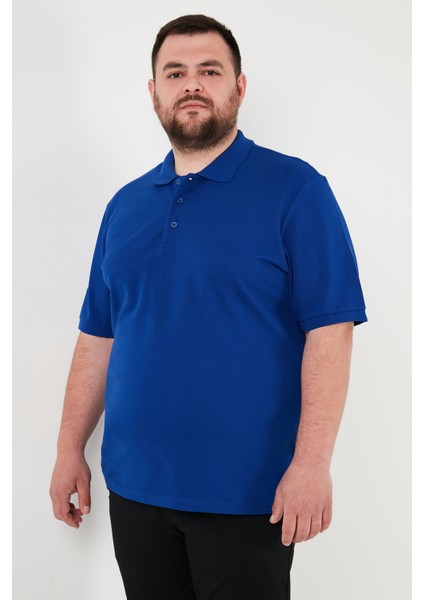 Pamuklu Regular Fit Büyük Beden Polo Yaka T Shirt Erkek Polo Yaka T Shirt 5902127B modelleri