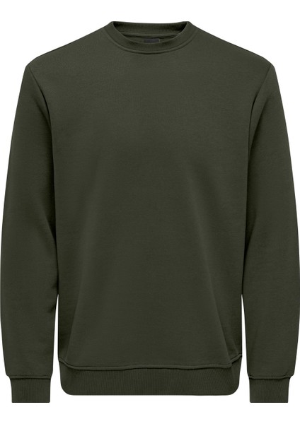 Only & Sons Erkek Bisiklet Yaka Sweatshirt - 22029226