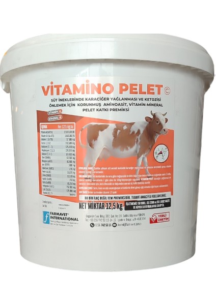 Vitamino Pelet Horse 12,5 kg