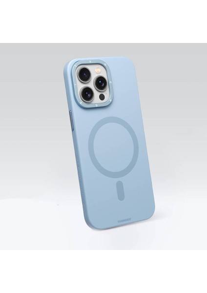 iPhone 14 Pro Uyumlu Kılıf Velvet Magnet Serisi Kapak Mavi fırsatları