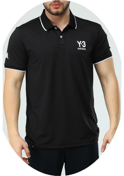 Adidas EF-3992 Erkek Polyester Mesh Polo Yaka T-Shirt