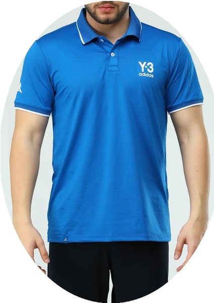 Adidas EF-3992 Erkek Polyester Mesh Polo Yaka T-Shirt