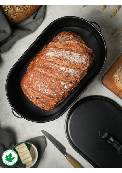 Metal Kapaklı Ekmeklik (Bread Baskılı)