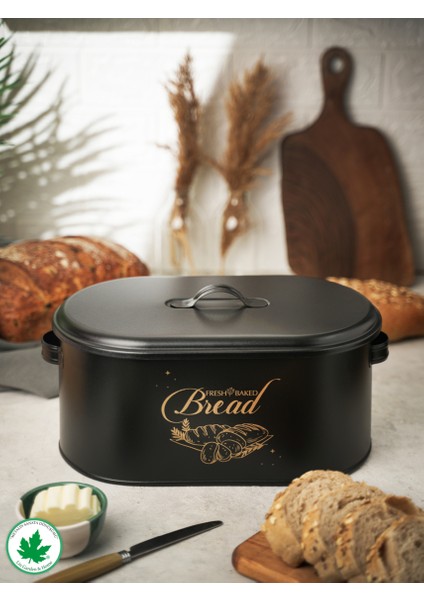 Metal Kapaklı Ekmeklik (Bread Baskılı)