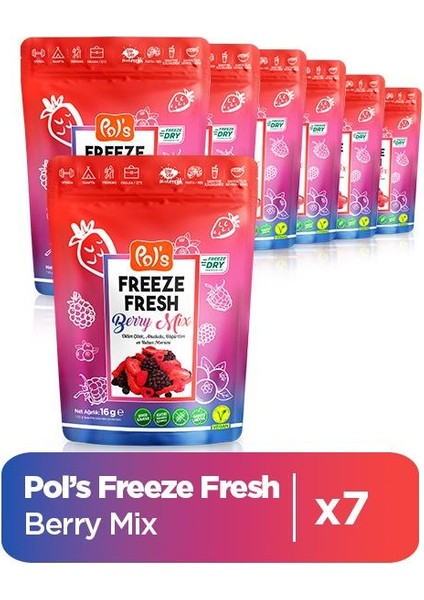 Freeze Fresh Berry Mix 16 G x 7 Adet