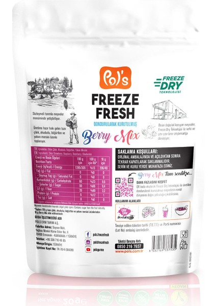 Freeze Fresh Berry Mix 16 G x 7 Adet