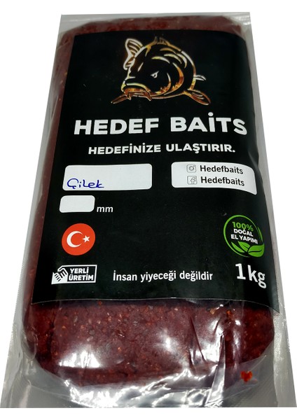 Hedef Baits Kokulu Hazır Sazan Alan Yemleme ve Yaylı Olta Hamuru (1 Kg)