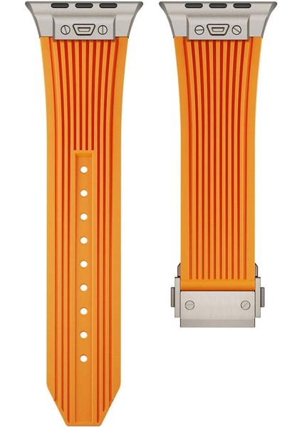 Apple Watch Ultra Redclick KRD-113 Spor Görünümlü Silikon Kordon