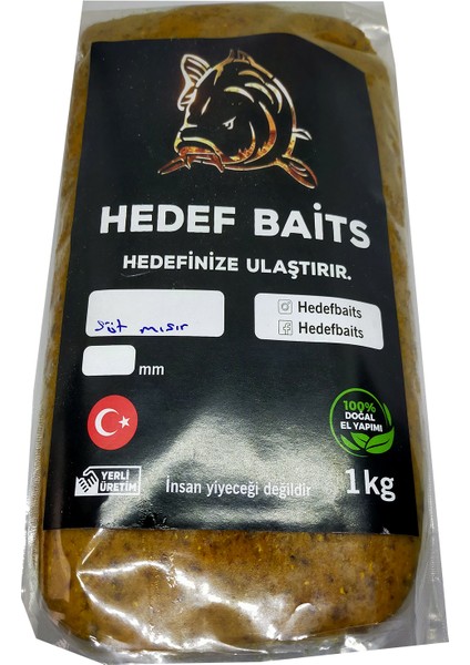 Hedef Baits Kokulu Hazır Sazan Alan Yemleme ve Yaylı Olta Hamuru (1 Kg)