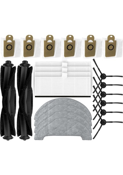 L11, L11 Pro, Q6 Pro, L6 Pro, T10+, Arnagar S8 Pro Parçaları Için Ana Yan Fırça Filtre Paspası (Yurt Dışından)