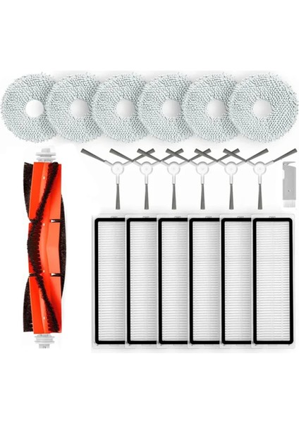 Omni B101CN, X10 Plus / S10 Pro, L10S Ultra Ana Yan Fırça Hepa Filtre Paspas Bezi Yedek Parçaları (Yurt Dışından)