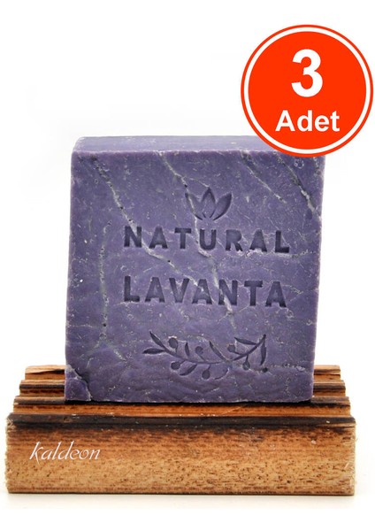 Lavanta Yağı Sabunu El Yapımı Doğal 120 G x 3 Adet