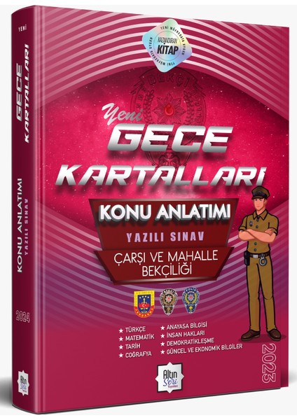 Gece Kartalları Çarşı ve Mahalle Bekçiliği Alımına Özel Hazırlık Konu Anlatımı