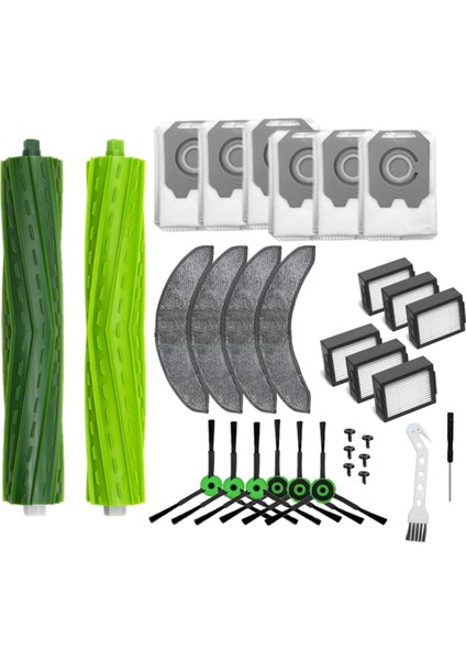 Combo J7+ J9+ Robot Süpürge ve Paspas Yici, Filtre, Fırça, Toz Torbası Için Uyumlu Aceesories Yedek Parçalar (Yurt Dışından)