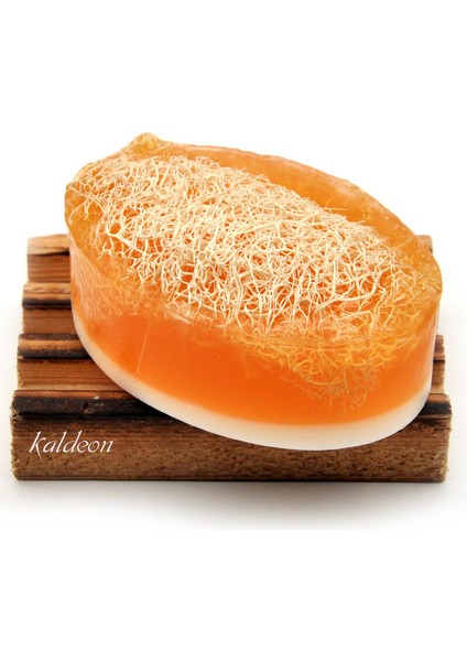 Kabak Lifli El Yapımı Doğal Ballı Keçi Sütü Sabunu 120 G