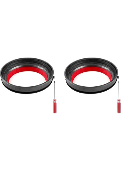 2x V10 SV12 Ektrikli Süpürge Toz Kutusu Üst Sabit Sızdırmazlık Halkası Yedek Eki Yedek Parça Aksesuarları (Yurt Dışından)