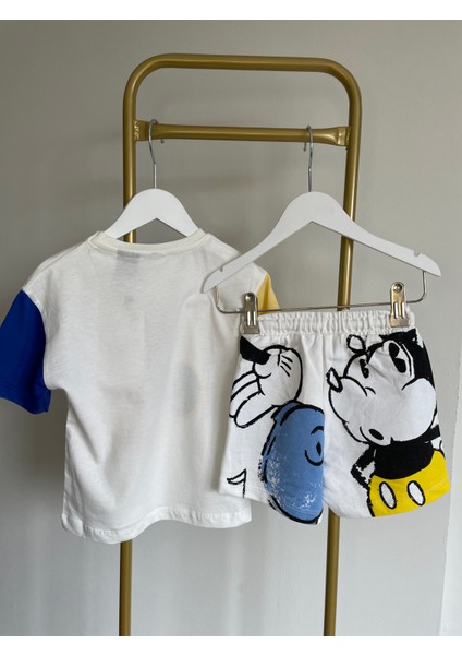 Mickey Mause Unisex Şortlu Takım
