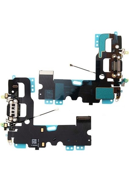 Iphone 7 Plus Uyumlu Şarj Bordu Siyah ve Tamir Seti