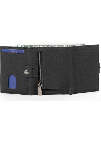 La'graccıo Deri Siyah Erkek Cüzdan Kartlık fırsatları