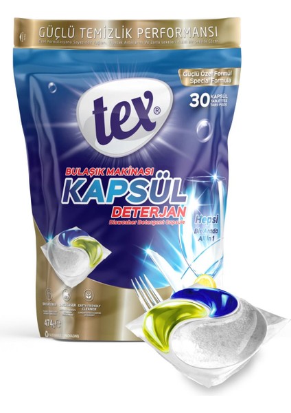 Bulaşık Mak.tableti 30 Kapsül