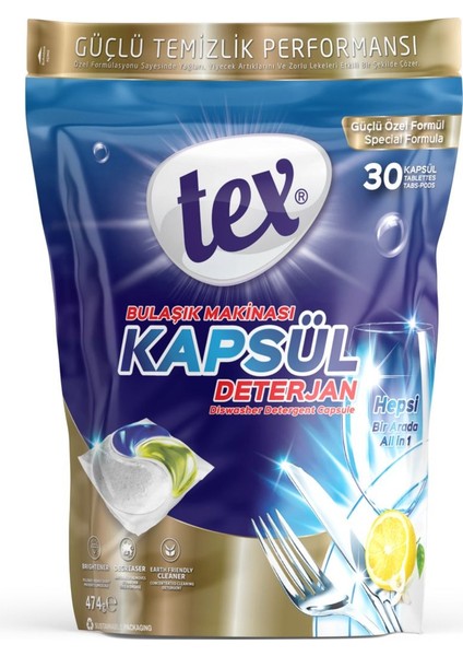 Bulaşık Mak.tableti 30 Kapsül